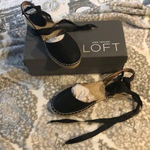 NWT loft espadrilles